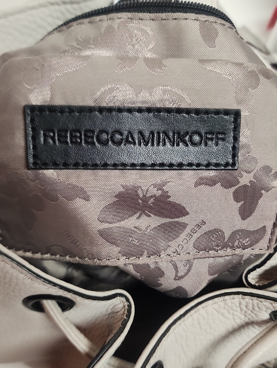 Rebecca Minkoff Soft Leather Lace Up Tassel Drawstring Backpack-Beautiful Lining main image 8